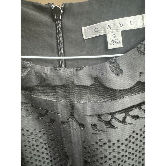 CAbi Tank Top Jubilee Burnout‎ Overlay Shell Blouse Women’s Size Small - Picture 3 of 7